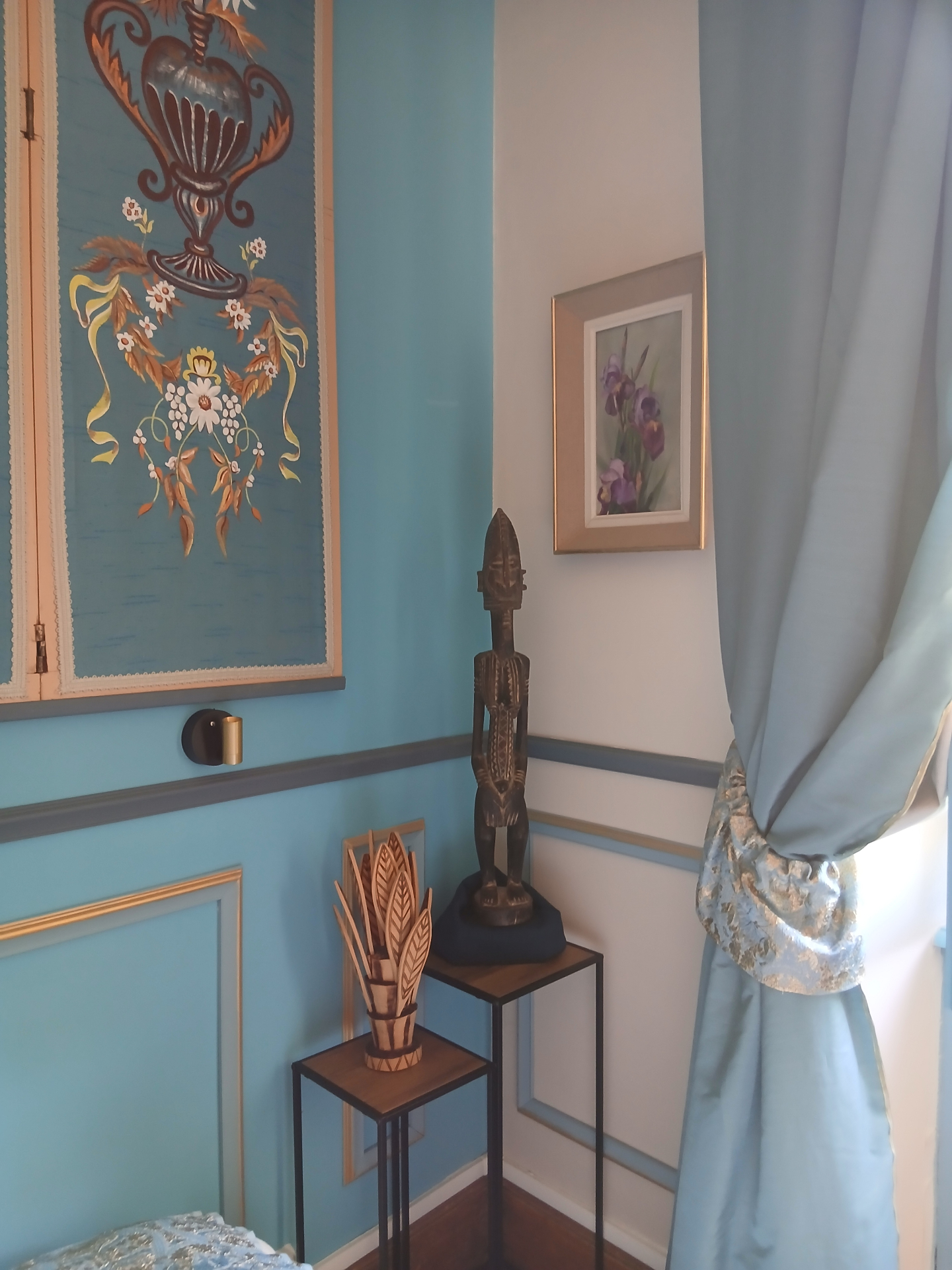 Objets africains, matières et détails de décoration