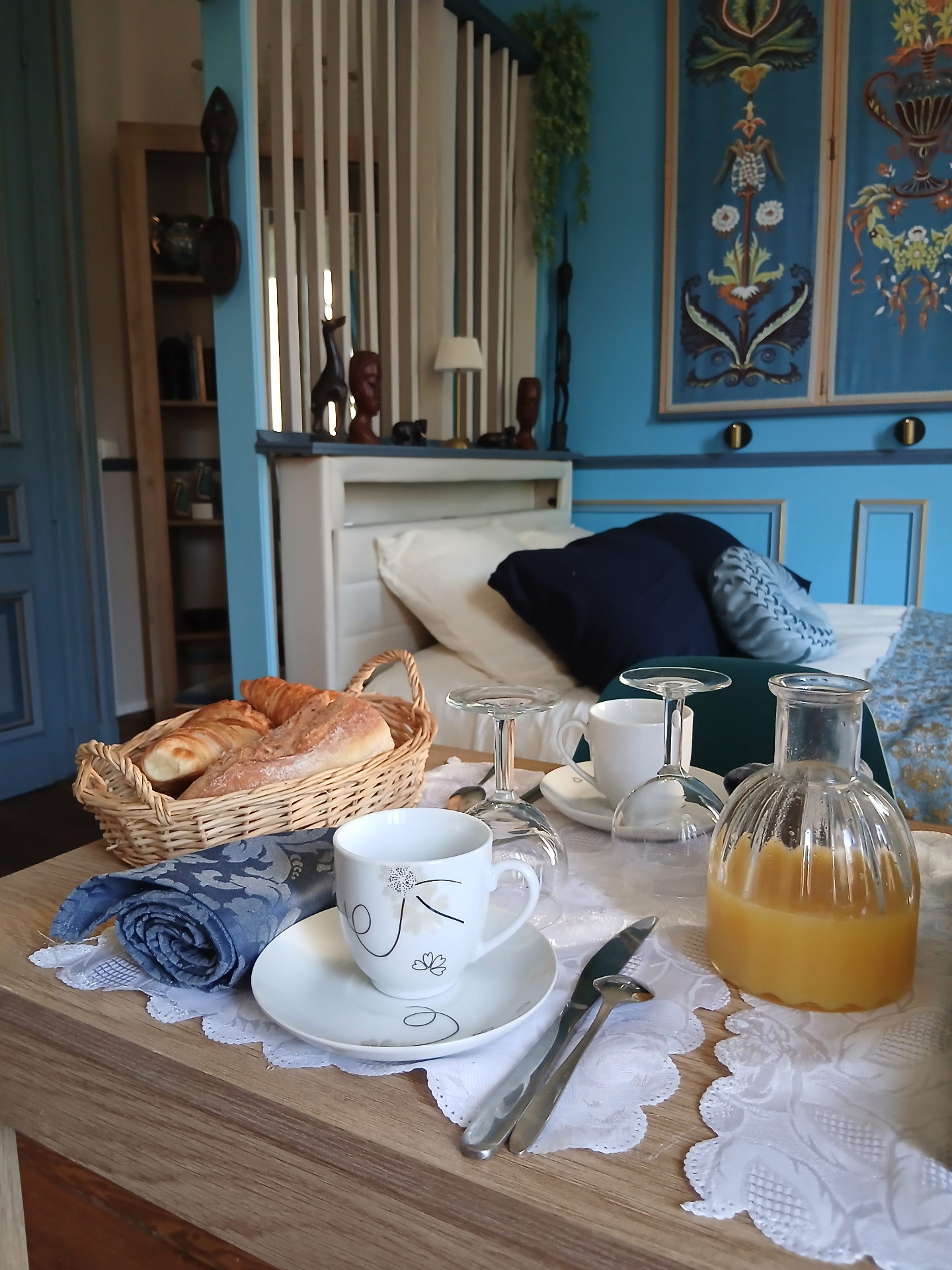 Petit-déjeuner à Bleu Cosaan