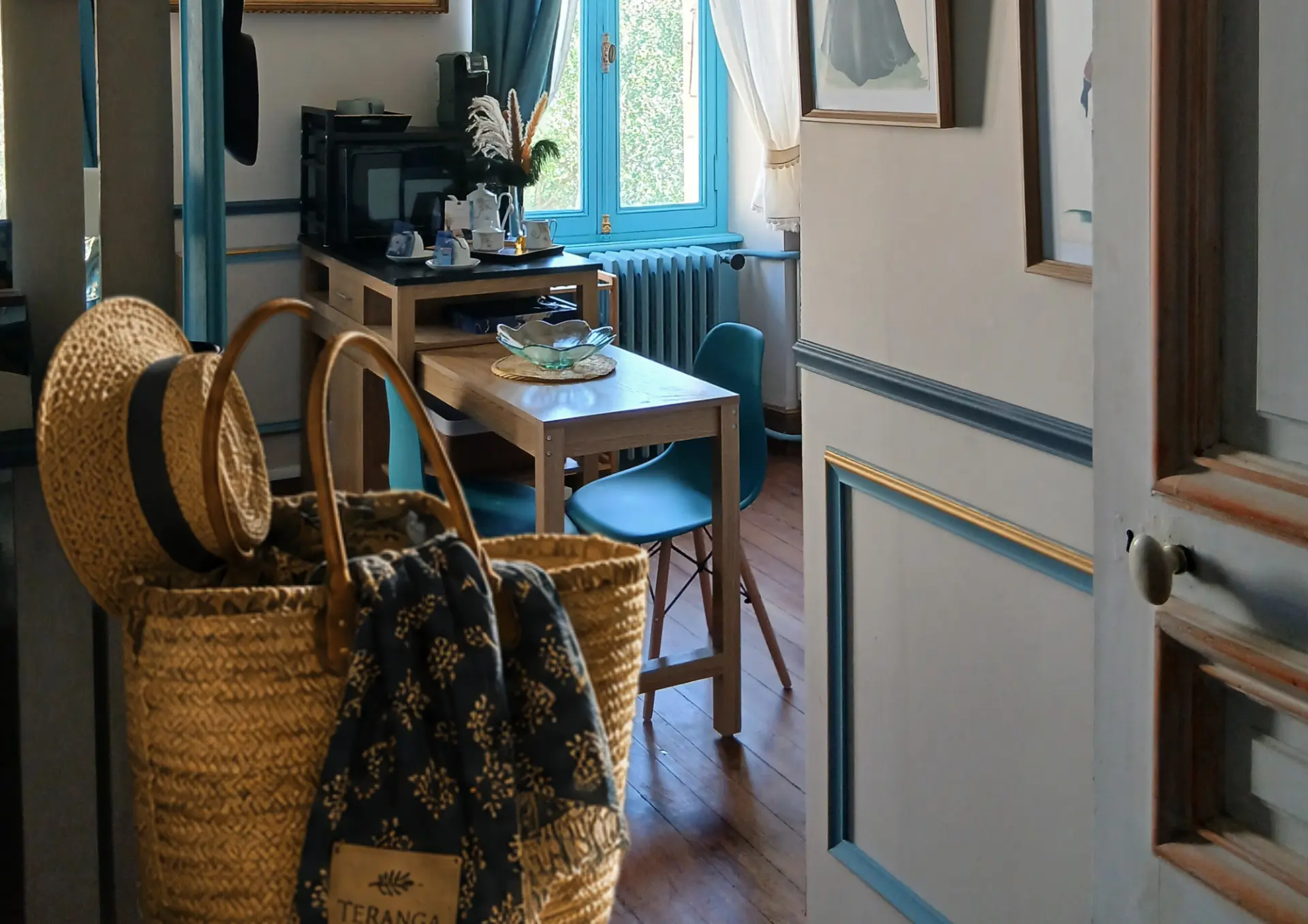 Arrivée anticipée à Bleu Cosaan