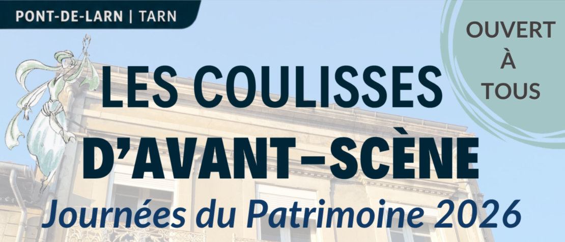 Les Coulisses d'Avant-Scène — Journées du Patrimoine 2026